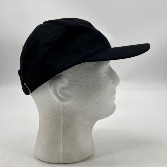 Vintage Coca Cola Hat Mens Strapback Black Embroidered Logo Headshots KC Caps - Picture 4 of 10